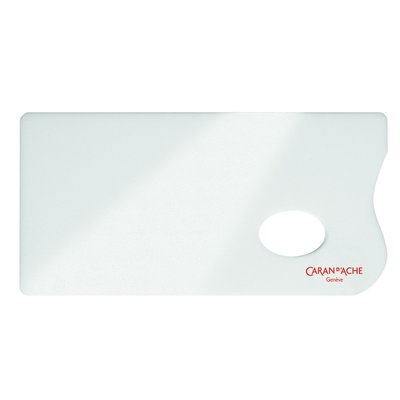Verfpalet Caran d'ache plexiglas 26x13cm wit