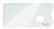 Verfpalet Caran d'ache plexiglas 26x13cm wit
