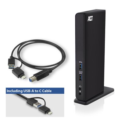 Station d'accueil ACT USB-C Dual Ecran avec port de charge