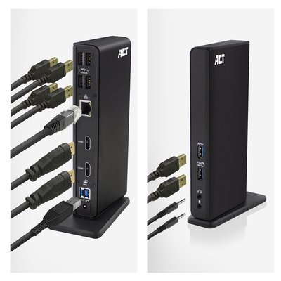 Station d'accueil ACT USB-C Dual Ecran avec port de charge