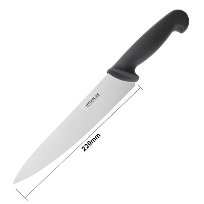 Koksmes Hygiplas 215 mm zwart
