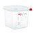 Voedseldoos Araven GN 1/6 met deksel 2600 ml 4 stuks