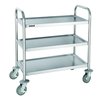 Chariot de service Vogue inox 3 plateaux 82,5x71cm Photo