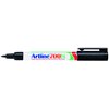Viltstift Artline 700 rond 0.7mm zwart blister à 1 stuk foto