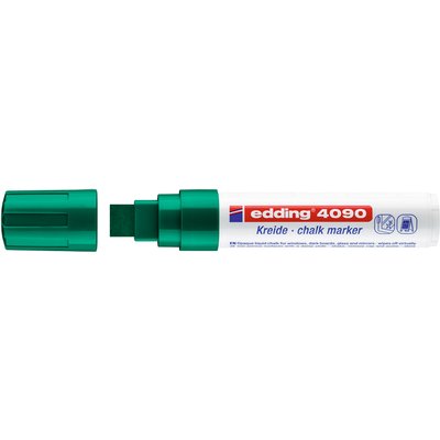 Marqueur craie edding 4090 Window pointe bloc 4-15mm vert