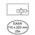 Envelop Quantore 110x220mm venster 3x10cm rechts zelfklevend 25 stuks