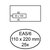 Envelop Quantore 110x220mm venster 3x10cm links zelfklevend 25 stuks