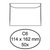 Envelop Quantore bank C6 114x162mm wit 50 stuks