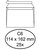 Envelop Quantore bank C6 114x162mm zelfklevend wit 25 stuks