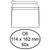 Envelop Quantore bank C6 114x162mm zelfklevend wit 50 stuks