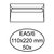 Envelop Quantore bank EA5/6 110x220mm zelfklevend wit 50 stuks