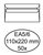 Envelop Quantore bank EA5/6 110x220mm zelfklevend wit 50 stuks