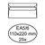 Envelop Quantore bank EA5/6 110x220mm zelfklevend wit 25 stuks