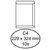 Envelop Quantore akte C4 229x324mm zelfklevend wit 10 stuks