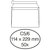 Envelop Quantore bank C5/6 114x229mm zelfklevend wit 50 stuks