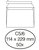 Envelop Quantore bank C5/6 114x229mm zelfklevend wit 50 stuks