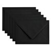 Envelop Papicolor C6 114x162mm ravenzwart pak à 6 stuks foto
