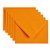 Envelop Papicolor C6 114x162mm oranje pak à 6 stuks