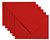Envelop Papicolor C6 114x162mm rood pak à 6 stuks