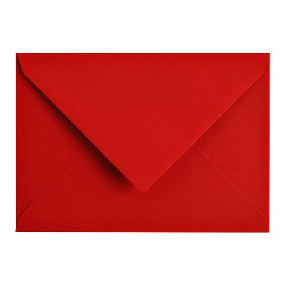 Envelop Papicolor C6 114x162mm rood pak à 6 stuks