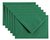 Envelop Papicolor C6 114x162mm dennengroen pak à 6 stuks