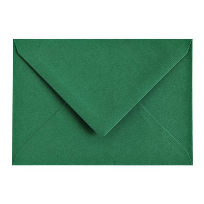 Envelop Papicolor C6 114x162mm dennengroen pak à 6 stuks