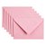 Envelop Papicolor C6 114x162mm babyroze pak à 6 stuks