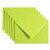 Envelop Papicolor C6 114x162mm appelgroen pak à 6 stuks