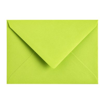 Envelop Papicolor C6 114x162mm appelgroen pak à 6 stuks