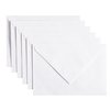 Envelop Papicolor C6 114x162mm kraft wit pak à 6 stuks foto