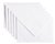 Envelop Papicolor C6 114x162mm kraft wit pak à 6 stuks