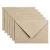 Envelop Papicolor C6 114x162mm kraft grijs pak à 6 stuks foto