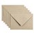 Envelop Papicolor C6 114x162mm kraft grijs pak à 6 stuks