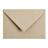 Envelop Papicolor C6 114x162mm kraft grijs pak à 6 stuks foto