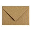 Envelop Papicolor C6 114x162mm kraft bruin pak à 6 stuks foto