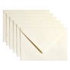 Envelop Papicolor C6 114x162mm metallic ivoor pak à 6 stuks foto