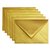 Envelop Papicolor C6 114x162mm metallic goud pak à 6 stuks