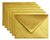 Envelop Papicolor C6 114x162mm metallic goud pak à 6 stuks
