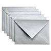 Envelop Papicolor C6 114x162mm metallic zilver pak à 6 stuks foto