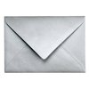 Envelop Papicolor C6 114x162mm metallic zilver pak à 6 stuks foto