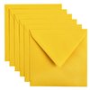Envelop Papicolor 140x140mm dottergeel pak à 6 stuks foto
