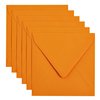 Envelop Papicolor 140x140mm oranje pak à 6 stuks foto
