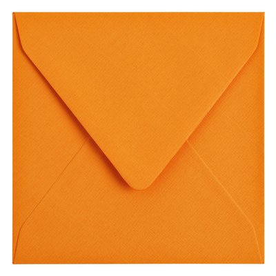 Envelop Papicolor 140x140mm oranje pak à 6 stuks