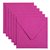 Envelop Papicolor 140x140mm felroze pak à 6 stuks