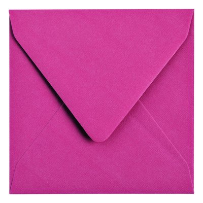 Envelop Papicolor 140x140mm felroze pak à 6 stuks