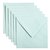 Envelop Papicolor 140x140mm zeegroen pak à 6 stuks
