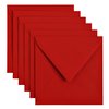 Envelop Papicolor 140x140mm rood pak à 6 stuks foto