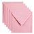Envelop Papicolor 140x140mm babyroze pak à 6 stuks