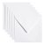 Envelop Papicolor 140x140mm kraft wit pak à 6 stuks