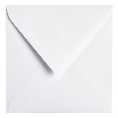 Envelop Papicolor 140x140mm kraft wit pak à 6 stuks